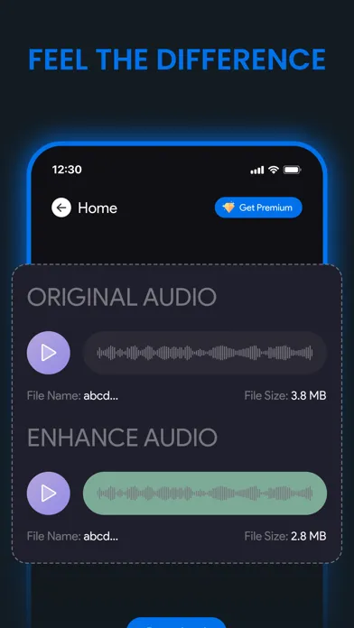 Tangkapan layar Audio Enhancer - AI